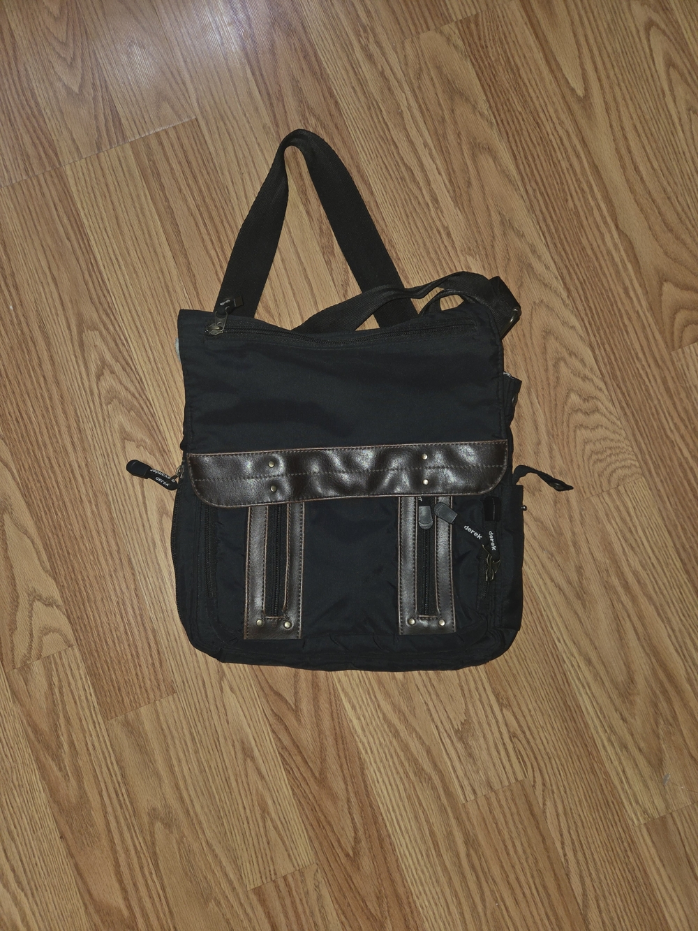 Derek Alexander Crossbody Black Travel Purse Bag